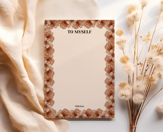 "TO MYSELF WITH LOVE" Notepad